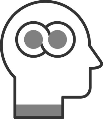 Felsefe web simgesi vektör illüstrasyonu