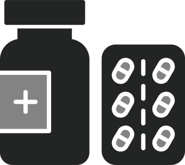 drugs and pills icon vector illustration