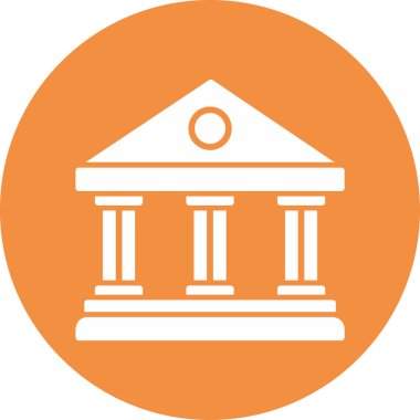 Belediye Binası web simgesi basit tasarım 