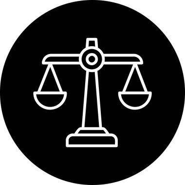 Hukuk. Web simgesi basit tasarım