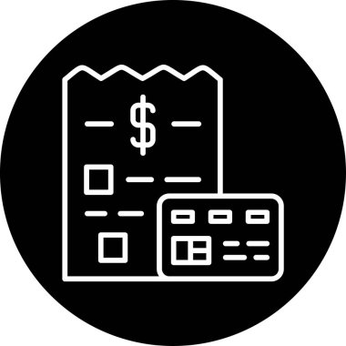 Ödeme. Web simgesi basit illüstrasyon