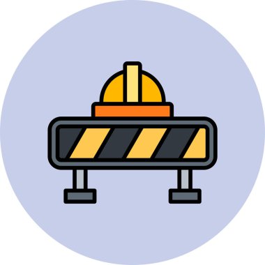 Yapı vektör simgesi altında, modern tasarım illüstrasyonu 