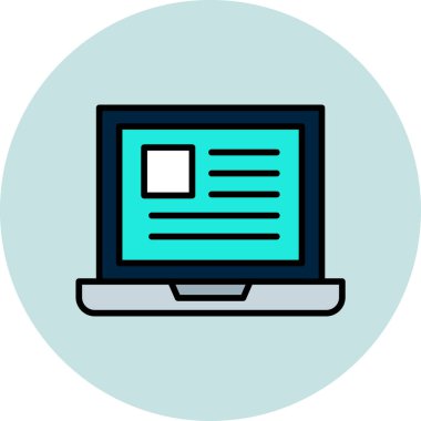 Platform. Web simgesi basit illüstrasyon