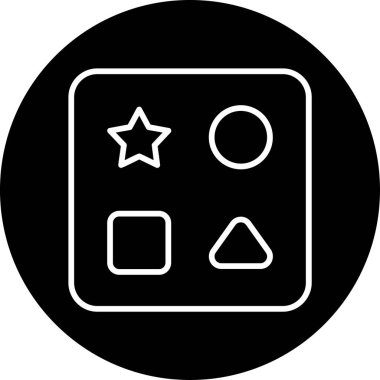 oyun web simgesi, basit illüstrasyon, Çeşitlilik simgesi