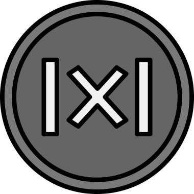 Değer modern simgesinin vektör illüstrasyonu