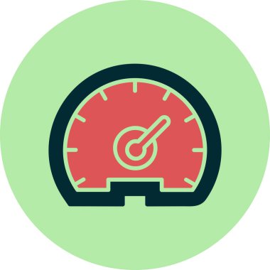 hız dometresi vektör illüstrasyonuName