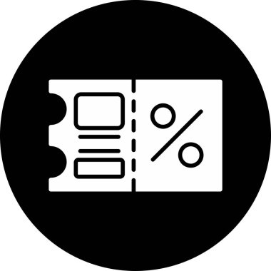 Taslak biçimdeki basit İndirim simgesi