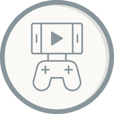 oyun simgesi vektör çizimi