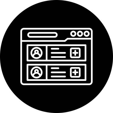 Friends web simgesi tasarımı. vektör illüstrasyonu 