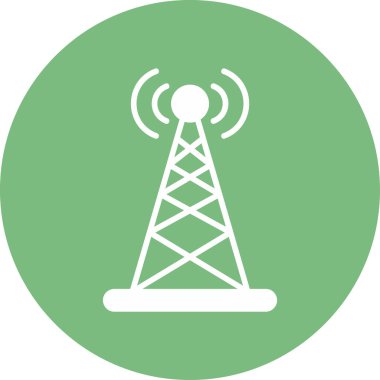 uydu anten simgesi. özet çizimi