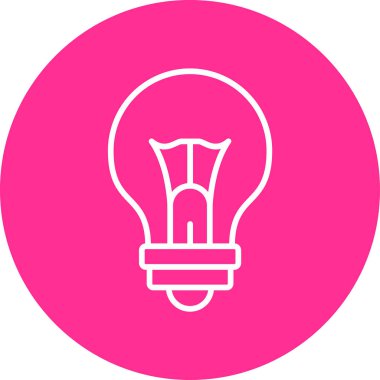 Ampul Ağı simgesi, vektör illüstrasyonu