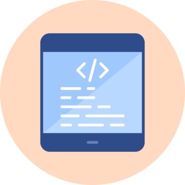 tablet simgesi, vektör illüstrasyonu