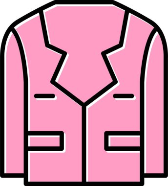 giysi simgesi basit illüstrasyon