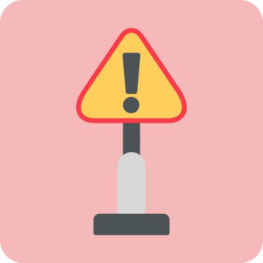 uyarı simgesi vektör illüstrasyonu