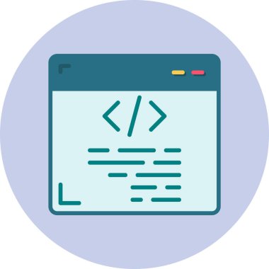 Web sitesi simgesi, vektör illüstrasyonu basit tasarım