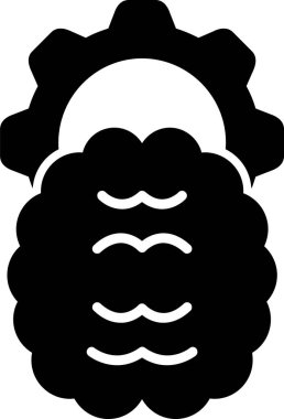 Öğrenmek. Web simgesi vektör illüstrasyonu