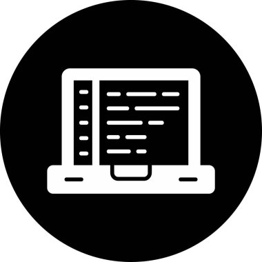 yazılım geliştirme. Web simgesi vektör illüstrasyonu