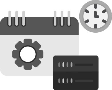 Tahmin edilebilir modellik. Web simgesi vektör illüstrasyonu