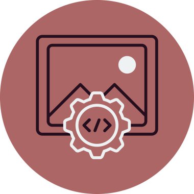 İşlem yapılıyor. Web simgesi basit illüstrasyon