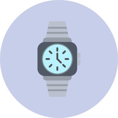 smartwatch simgesi, vektör illüstrasyonu basit tasarım