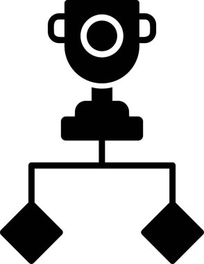 Turnuva. Web simgesi basit illüstrasyon