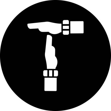 zaman aşımı simgesi vektör illüstrasyonu