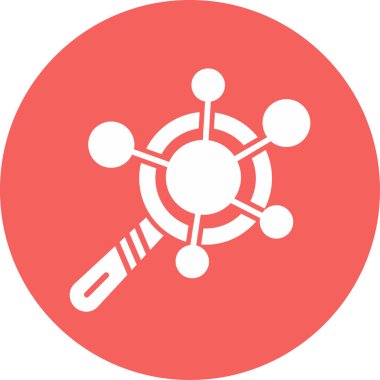 Ağ Analizi simgesi vektör çizimi