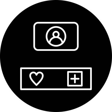 Takip etme. Web simgesi basit illüstrasyon