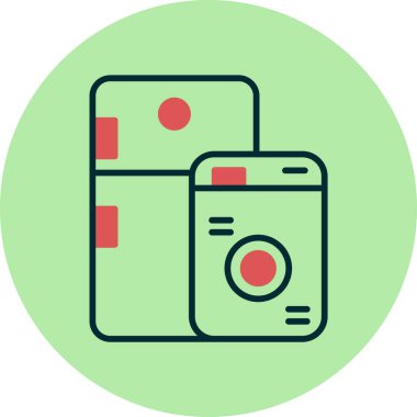 Uygulamalar web simgesi vektör illüstrasyonu