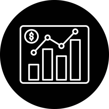 Piyasa. Web simgesi basit illüstrasyon