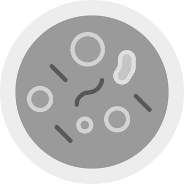 Parazit simgesinin vektör illüstrasyonu