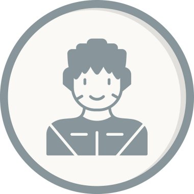 Süper kahraman ağ simgesi, vektör illüstrasyonu