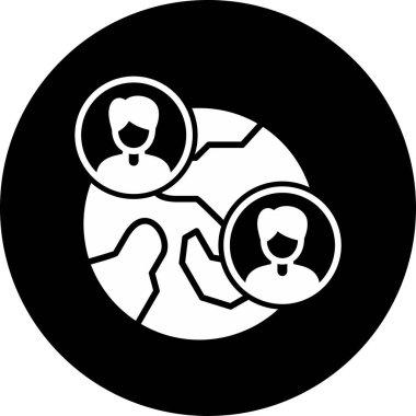 Ağ basit simgesinin vektör illüstrasyonu