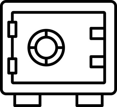 güvenli simge vektör illüstrasyonu 
