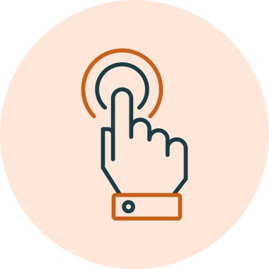 El işareti. illüstrasyon tasarım vektörü