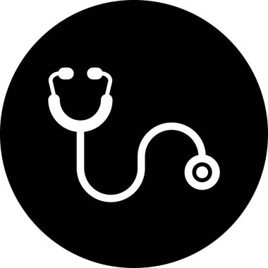 tıbbi steteskop vektör illüstrasyonu 