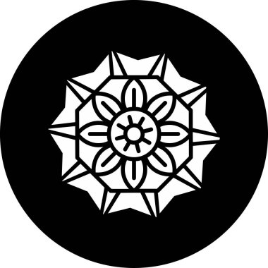 mandala tasarımı, web basit illüstrasyonu