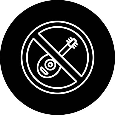 Lute vektör çizgisi simgesi yok