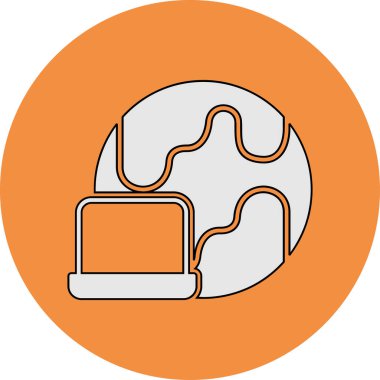 vector illustration of Analysis modern icon