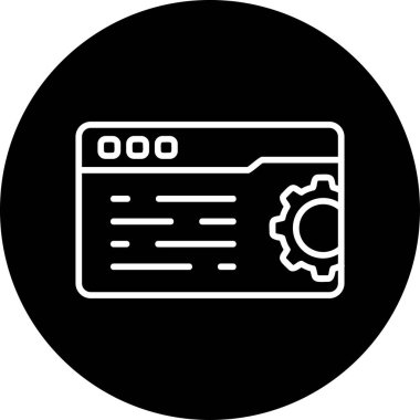 Web Ayarları, vites simgesi çizimi 