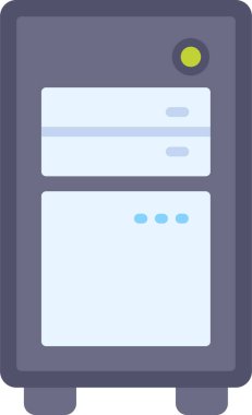 Basit Bilgisayar vektör illüstrasyonu