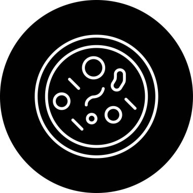 Parazit simgesinin vektör illüstrasyonu