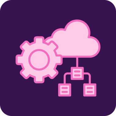 İşlem yapılıyor. Web simgesi basit illüstrasyon