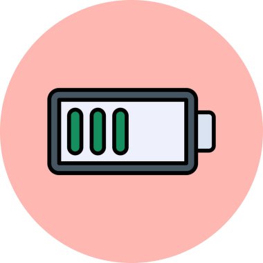 pil vektör illüstrasyonu