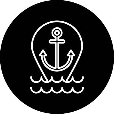 spiker simgesi web basit illüstrasyon