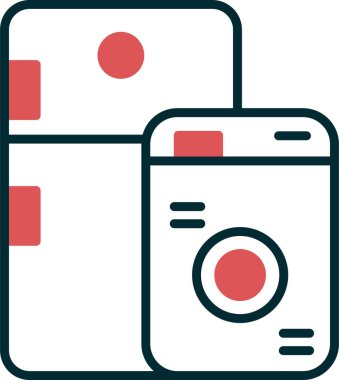 Uygulamalar web simgesi vektör illüstrasyonu