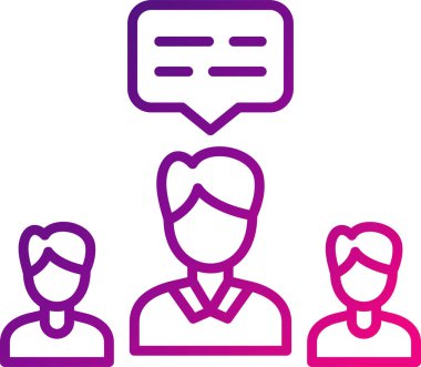 Takım. Web simgesi basit illüstrasyon