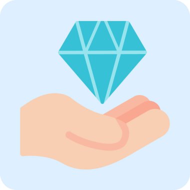 Değerli ağ simgesinin vektör çizimi