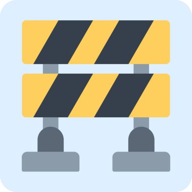 Bariyer ağ simgesi vektör illüstrasyonu