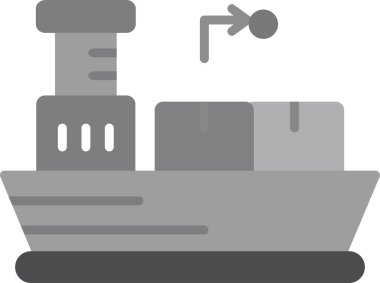 Dağıtım simgesi tasarımının vektör illüstrasyonu